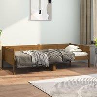 Berkfield Home Day Bed Honey Brown Solid Wood Pine 90x190 cm