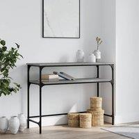 Berkfield Home Console Table Grey Sonoma 100x35.5x75 cm Engineered Wood