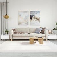 Berkfield Home Coffee Tables 2 pcs White 50x46x35 cm Engineered Wood | Size: 50 x 46 x 35 cm