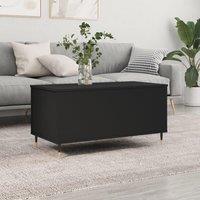 Berkfield Home Coffee Table Black 90x44.5x45 cm Engineered Wood