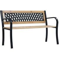 Berkfield Home Garden Bench 120 cm Wood in Brown