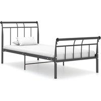 Berkfield Home Bed Frame Black Metal 100x200 cm