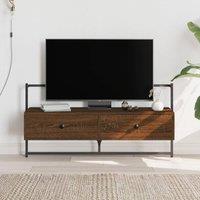 Berkfield Home TV Cabinet Wall-mounted Brown Oak 100.5x30x51 cm Engineered Wood