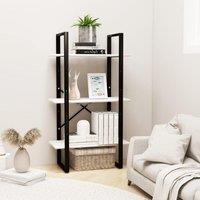 Berkfield Home Storage Shelf White 60x30x105 cm Solid Pine Wood | Size: 60 x 30 x 105 cm