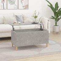 Berkfield Home Coffee Table Concrete Grey 90x44.5x45 cm Engineered Wood