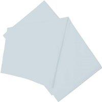 Belledorm Easy Care 200 Thread Count Cotton Polyester Percale Flat Sheet in Duck Egg Blue | Size: King