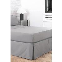 Belledorm Easy Care 200 Thread Count Cotton Polyester Percale Platform Valance in Dark Pink | Size: Double