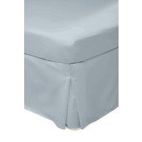 Belledorm Easy Care 200 Thread Count Cotton Polyester Percale Platform Valance in Duck Egg Blue | Size: King