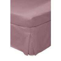 Belledorm Easy Care 200 Thread Count Cotton Polyester Percale Platform Valance in Rose | Size: Double