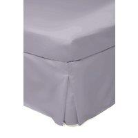 Belledorm Easy Care 200 Thread Count Cotton Polyester Percale Platform Valance in Pale Lilac | Size: King