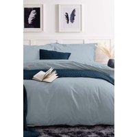 Belledorm Easy Care 200 Thread Count Cotton Polyester Percale Duvet Cover in Duck Egg Blue | Size: Single