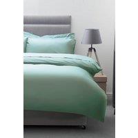 Belledorm Egyptian Cotton 200 Thread Count Duvet Cover in Light Green | Size: King