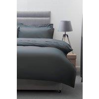 Belledorm Egyptian Cotton 200 Thread Count Duvet Cover in Dark Grey | Size: Double
