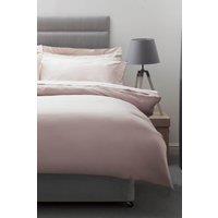 Belledorm Egyptian Cotton 200 Thread Count Duvet Cover in Pale Pink | Size: Super King
