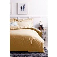 Belledorm Egyptian Cotton 200 Thread Count Duvet Cover in Mustard | Size: Single