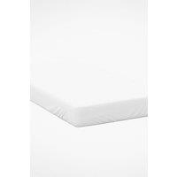 Belledorm Egyptian Cotton 200 Thread Count 46cm Fitted Sheet in White | Size: Double