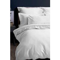 Belledorm Pima Cotton Sateen 450 Thread Count Duvet Cover in White | Size: Single