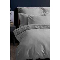 Belledorm Pima Cotton Sateen 450 Thread Count Duvet Cover in Light Grey | Size: Emperor