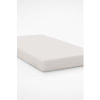 Belledorm Egyptian Cotton 400 Thread Count 38cm Fitted Sheet in Ivory | Size: Super King