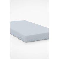 Belledorm Egyptian Cotton 400 Thread Count 38cm Fitted Sheet in Duck Egg Blue | Size: Double