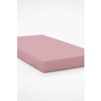Belledorm Egyptian Cotton 400 Thread Count 38cm Fitted Sheet in Dark Pink | Size: King
