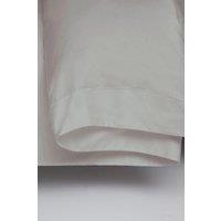 Belledorm Egyptian Cotton 400 Thread Count Oxford Duvet Cover in Light Grey | Size: Double