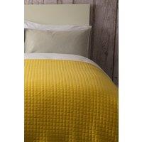 Belledorm Crompton Throw 150cm X 200cm in Yellow | Size: 150 cm x 200 cm