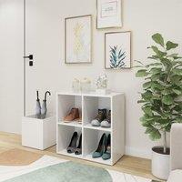 Berkfield Home Hall Shoe Cabinet White 105x35.5x70 cm Engineered Wood