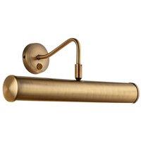 Netlighting Turner 2 Light Picture Wall LightAntique Brass E14 in Gold