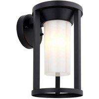Netlighting Braden Modern Exterior Wall Light Textured Black IP44