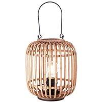 Netlighting Mathias Complete Table Lamp Natural Bamboo Plywood Matt Black Paint