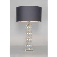 BHS Lighting Metro Stack Table Lamp in Silver