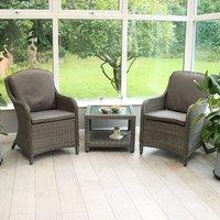 Royalcraft Paris 2 Seater Imperial Companion Set in Grey