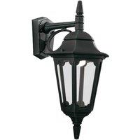 Netlighting Parish 1 Light Outdoor Wall Lantern Light Black IP44 E27