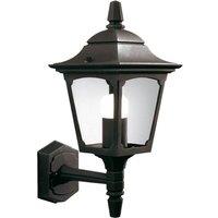 Netlighting Chapel Mini 1 Light Outdoor Wall Lantern Light Black IP44 E27