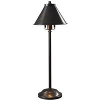 Netlighting Provence 1 Light Table Lamp Old Bronze E14 in Brown