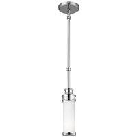 Netlighting Payne 1 Light Mini Ceiling Pendant Light Polished Chrome IP44 G9 in Grey