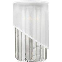 Netlighting Gigi 1 Light Indoor Wall Light Polished Nickel E14 in Grey
