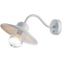Netlighting Klampenborg Outdoor Dome Wall Lamp White IP44