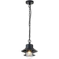 Netlighting Copenhagen Outdoor Dome Wall Lamp Black IP44