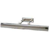 Netlighting Chawton 4 Light Large Picture Wall Light Polished Nickel E14 in Grey