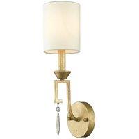 Netlighting Lemuria 1 Light Wall Light Gold E14