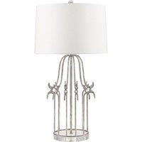 Netlighting Stella 1 Light Table Lamp Silver E27