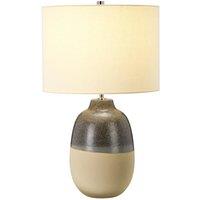Netlighting Grange Park 1 Light Table Lamp Ceramic E27 in White