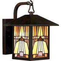 Netlighting Inglenook Outdoor 1 Light Small Wall Lantern Bronze Finish E27