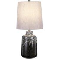 Netlighting Woolwich 1 Light Table Lamp E27 in Black