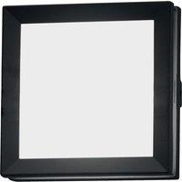 Netlighting Egil 1 Light Indoor Wall Ceiling Lantern Light Graphite IP54 in Grey