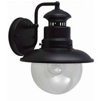 Netlighting Shipston 1 Light Outdoor Wall Lantern Light Black E27