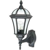 Netlighting Ledbury 1 Light Outdoor Wall Lantern Light Black IP44 E27
