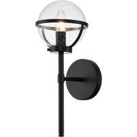Netlighting Hinkley Hollis Bathroom Wall Lamp Black IP44